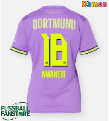 Borussia Dortmund Ethan Nwaneri #18 Replik 3rd trikot Damen 2026-27 Kurzarm